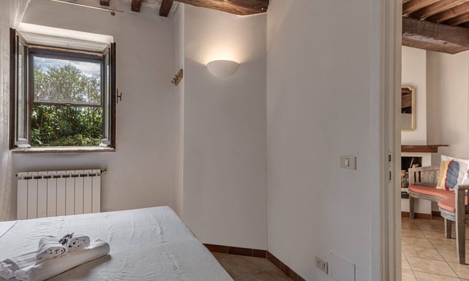 Civitella Paganico Apartment | Two-room apartment with Veranda and one bedroom near Montalcino