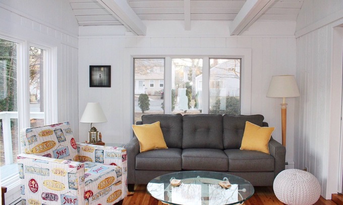 West Yarmouth House | Two Sisters' Cape Escape (Sunroom, Large deck, AC, 1/2 mile to water)