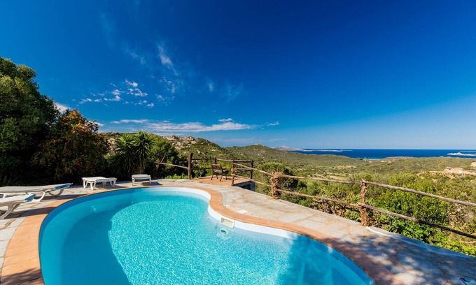 Baja Sardinia House | Typical Sardinian House with Private Pool and Sea View
