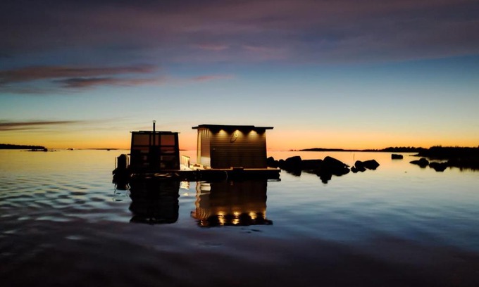 Kalajoki Apartment | Tyylikäs asuntolautta hienolla merinäköalalla