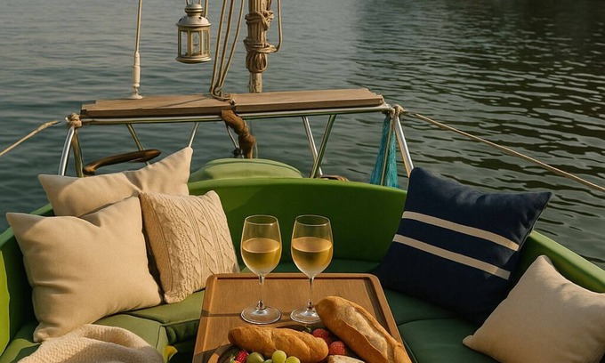 Trosso Boat Rental | Unique Glamping experience on small boat in Central Karlskrona