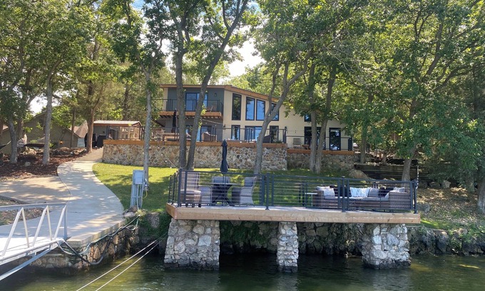 Gravois Mills House | Unique home and 3 level bunkhouse. Lake of the Ozarks. Accommodate 24 guests!