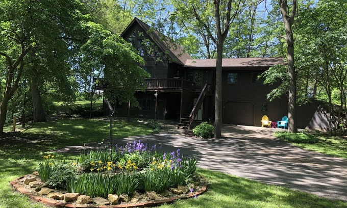 Pepin House | Unique in the Woods Cabin - at the edge of the beautiful village of Pepin, WI.