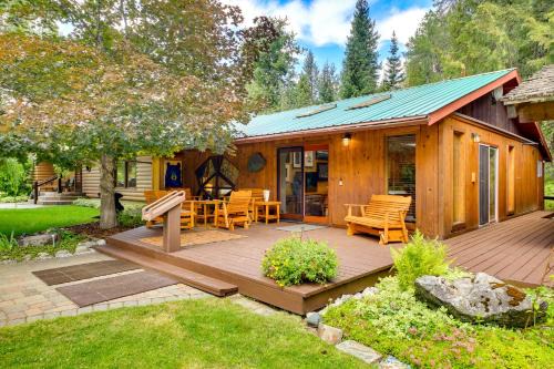 Nordman House | Unique Nordman Retreat 1 Mi to Priest Lake!
