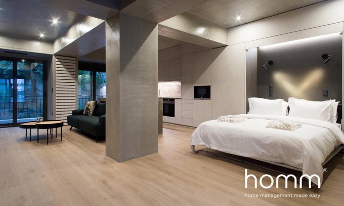 Pasalimani Apartment | Unique Urban homm Studio in Piraeus, Alkiviadou