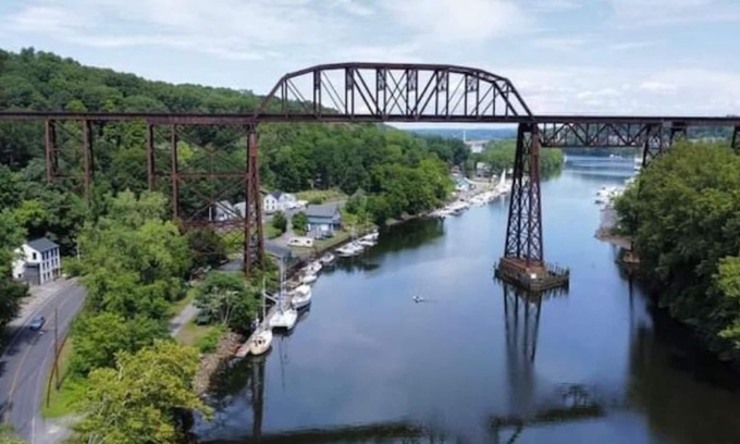 Connelly Apartment | Unique Waterfront Loft: Rondout Creek Kingston, NY