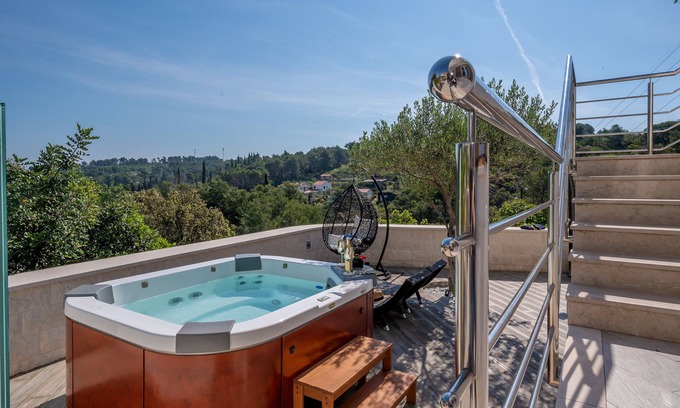 Rogac Villa | * Uniquely designed Villa Ivana Solta Island with Jacuzzi and sea view*