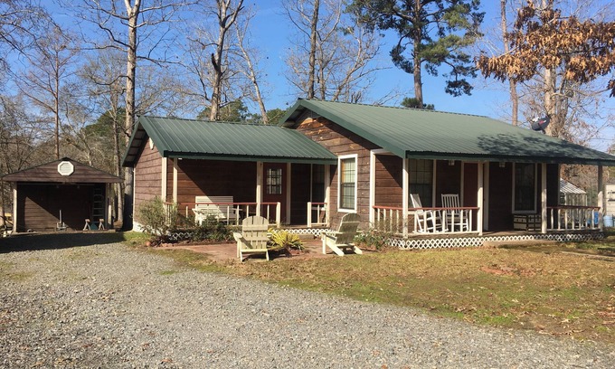 Huxley House | Unplug at The Cabin with family and friends on Toledo Bend near Huxley Bay.