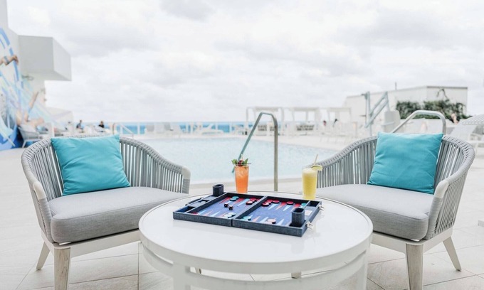Central Beach Hotel | Unwind in Style: Ocean View Balcony, Pool, Close to Beach & Las Olas Boulevard
