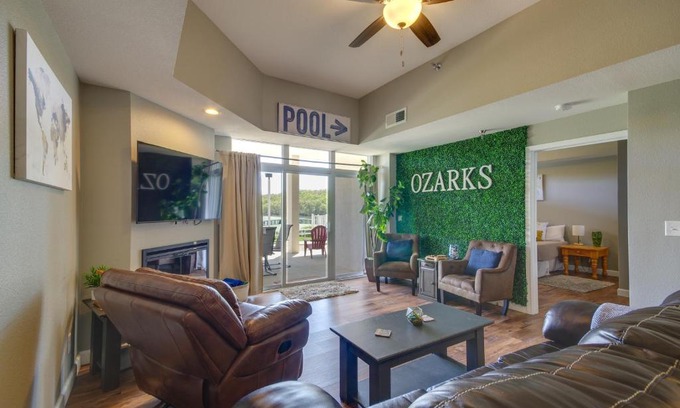 Osage Beach Apartment | Updated Lakefront Condo and Patio and Pool Access