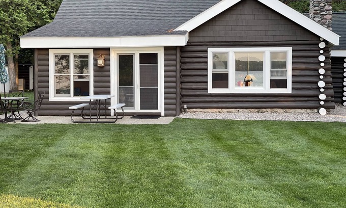 Petoskey Cabin | Updated Log Cabin on Pickerel Lake