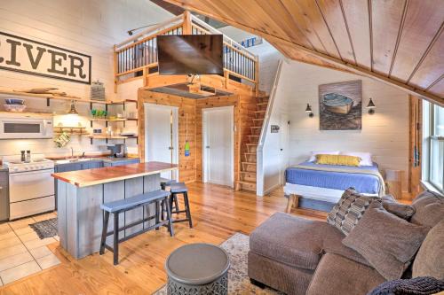 Mountain View Apartment | Updated Mtn View Studio with Loft - Near River!