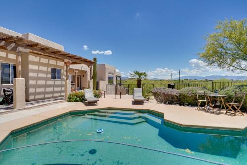 Tucson House | Updated Tucson Home with Panoramic Mtn Views and Pool!