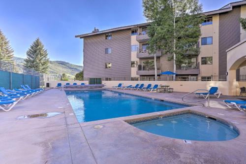 Avon Apartment | Upscale Avon Condo with Balcony and Mountain View!