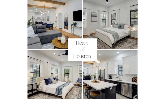 Greater East End House | Upscale & Comfy in the Heart of Houston ~ Parking!