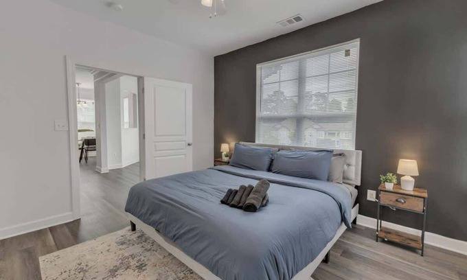 Southwest Raleigh Apartment | Upscale King 3BR Suite Mins to Downtown Raleigh!