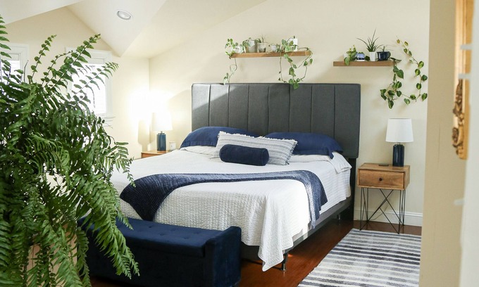 Bird In Hand Apartment | Upscale Luxury in Amish Country, King Bed, Jetted Tub & Garden Patio