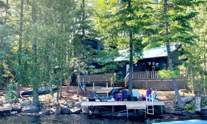Central Frontenac Cottage | Upscale, unique, clean, spectacular lakefront cottage with SAUNA!