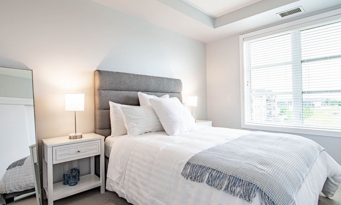 Red Deer Condo | Urban Oasis Condo- Home away from Home