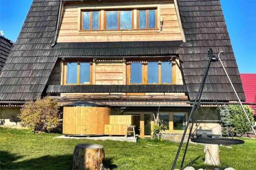 Zab Ski Chalet | Uroczy górski dom z sauną, jacuzzi, balią ogrodową