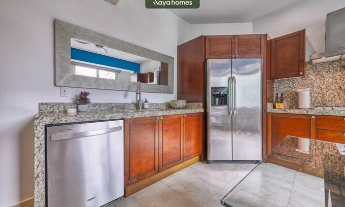 Emiliano Zapata Apartment | V399 Amazing 1BR Apt -Rooftop Pool