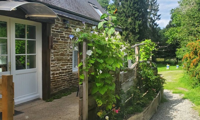 La Fontenelle Apartment | Vacation apartment in 4Ha nature area with pond. Bike rental and games for everyone.