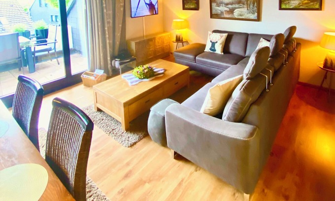 Hildfeld Apartment | Vacation apartment "Panorama" (Winterberg/Hildfeld) with 2 bedrooms
