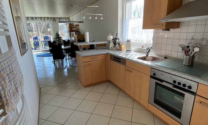 Bannesdorf House | Vacation home Paradieskoppel with terrace on Fehmarn