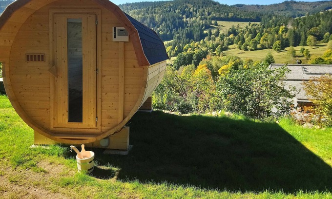 St. Blasien House | Vacation Home 'Haus am Berg' with 2 Terraces & Sauna