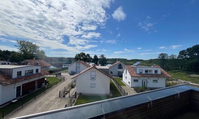 Krakow am See House | Vacation home Pepe` with large roof terrace and lake view - Pepe