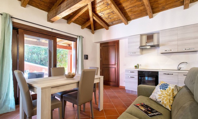Punta De Su Turrione House | Vacation Home "Villa Robi" near Beach with Private Terrace & Shared Garden