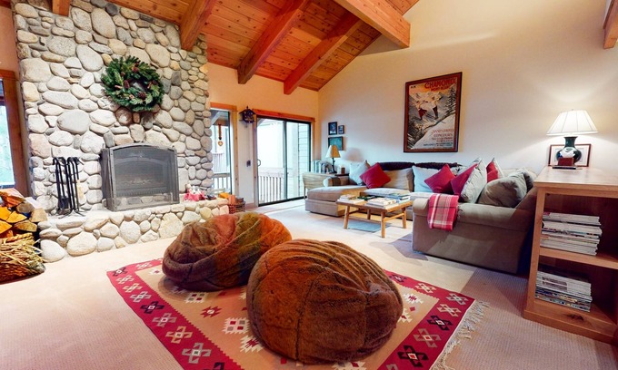 Mammoth Lakes Condo | Val DIsere 9 Spacious and Walk to The Village, Washer Dryer, Gas Grill, Master Suites and More by RedAwning