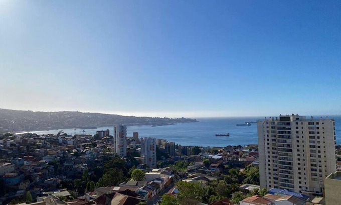 Placeres Apartment | Valpo vista al mar full equipado