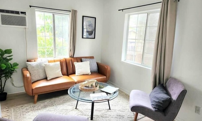 Monrovia House | Vanellie House-Modern cozy home-relaxing backyard