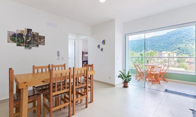 Pereque-Acu Apartment | Varanda Gourmet, 270mPraia, Vista Mar, WiFi264mbps
