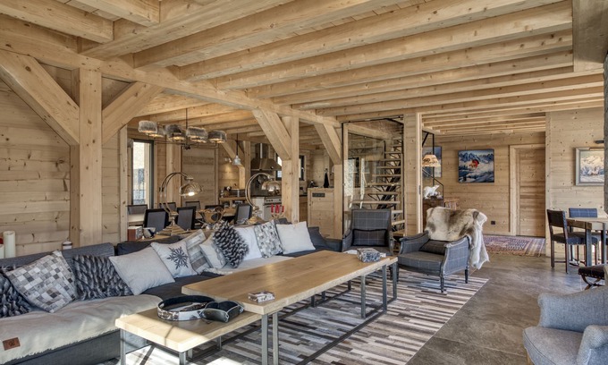 Le Bettex Ski Chalet | Vaste Chalet au Bettex, Avec vue Magique sur le Mont Blanc