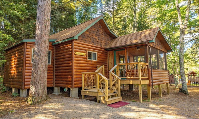 Orr Cabin | Vaulted Ceilings and a Stunning Main Room (Pet-Friendly)