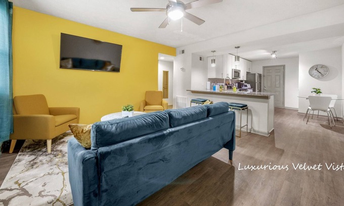 Greater Valley Brook Apartment | Velvet Vista-2 BR/2 BA No Charge for Early Check In-NE Atlanta Georgia