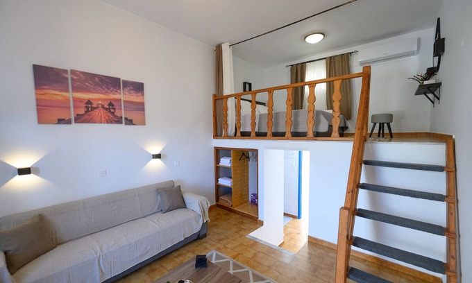 Panormos Apartment | Verano V3 (up to 3 guests) - Cozy apartment 2 minutes (200m) to the beach