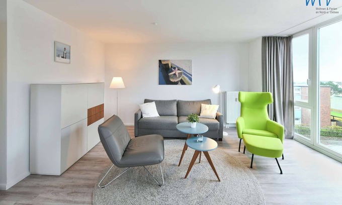 Wangerooge Apartment | Very good location on the Wangeroog beach promenade!