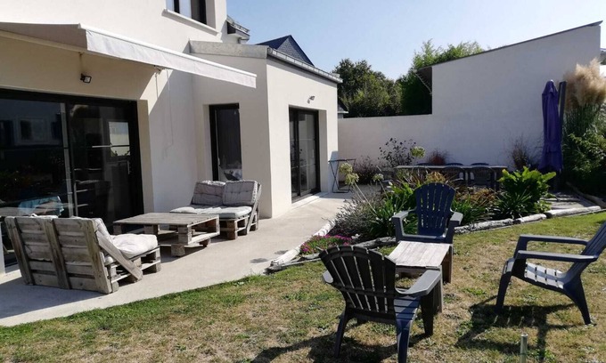 Penestin House | Very well equipped recent house, 200 m from the sea, sleeps 10