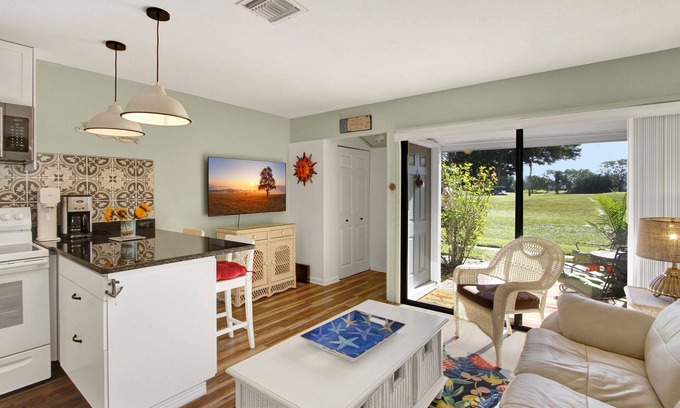 The Meadows Condo | Vibrant 1bed/1bath Golf Course Front in the Meadows