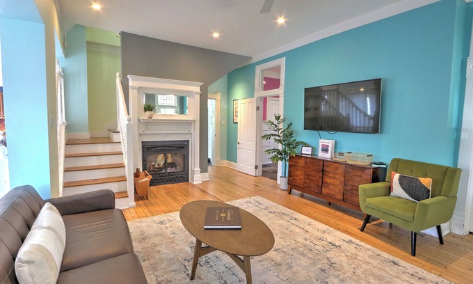 Basalt House | Victorian Home with Contemporary Interior, Near Downtown!