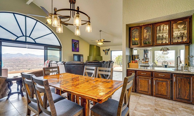 Rio Rico House | Views + Fire Pit: Hilltop Retreat in Rio Rico!