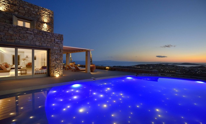 Plintri Villa | Villa 300sqm, with private pool and unique sunset & sea views