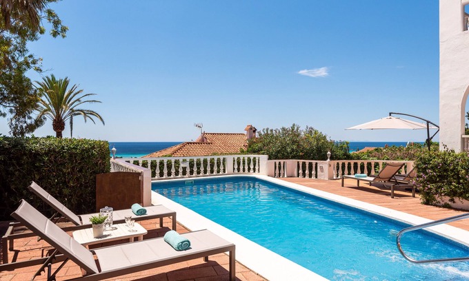 Sant Jaume Mediterrani House | Villa 4 Bedroom - Panoramic sea view - Heated pool