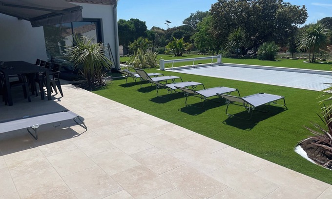 Viols-en-Laval Villa | VILLA 6 PERS PISCINE SALLE DE SPORT AU PIED DU PIC ST LOUP. MONTPELLIER 20 mn away