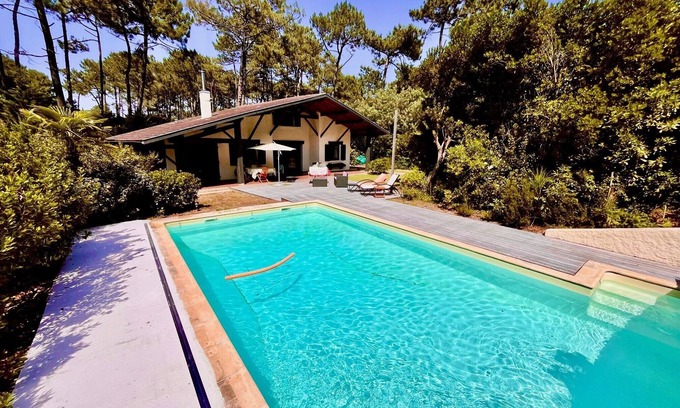 Piraillan Villa | VILLA ALL COMFORT 4 * LARGE SWIMMING POOL 30 ° C/Calm & charm