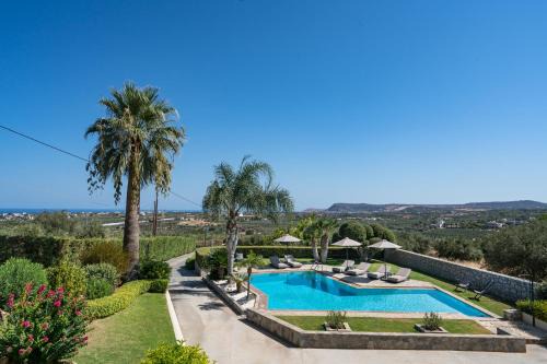 Asteri Villa | Villa Anna with Private Pool, Play area & BBQ, 5km from the Beach