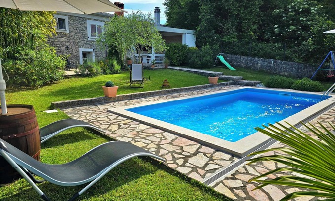 Sveta Katarina Villa | Villa Antoana with pool + SPA whirlpool + finnish sauna + PlayStation 4 + WiFi
